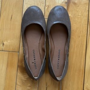 Taupe Ballet Flats